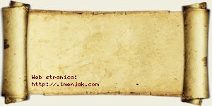 Jovana Zrenjanin vizit kartica